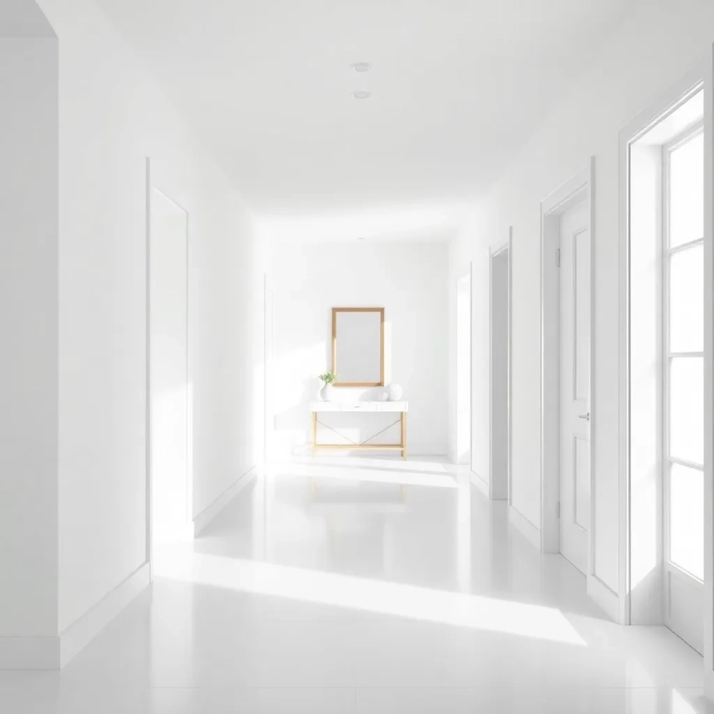 Biały przedpokój inspiracje