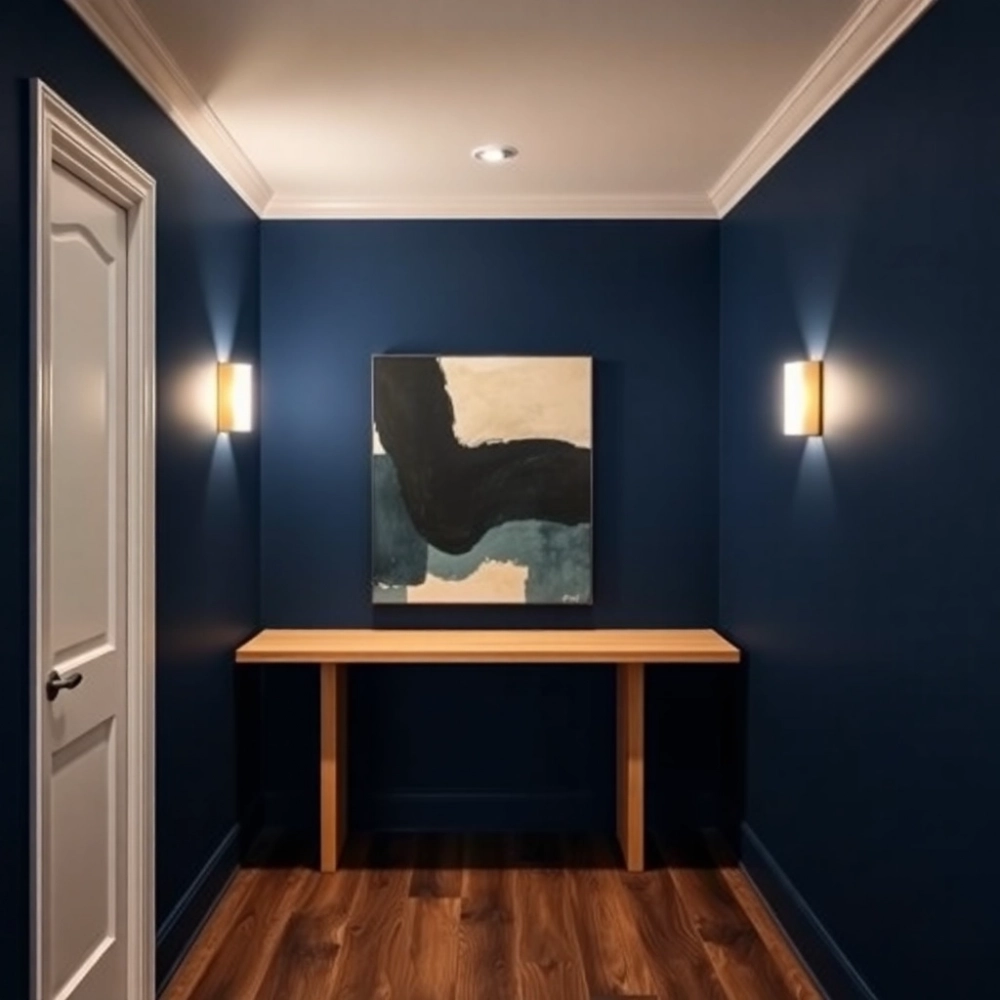 Granatowy Przedpokój