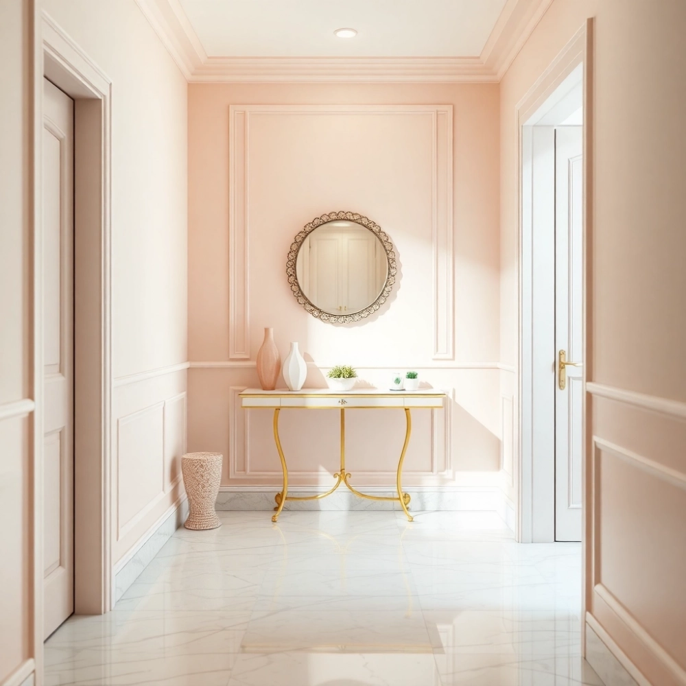 Mały Przedpokój W Stylu Glamour