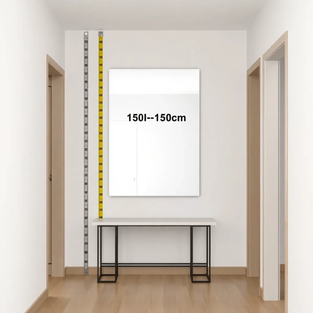 Na jakiej wysokości powiesić lustro w przedpokoju