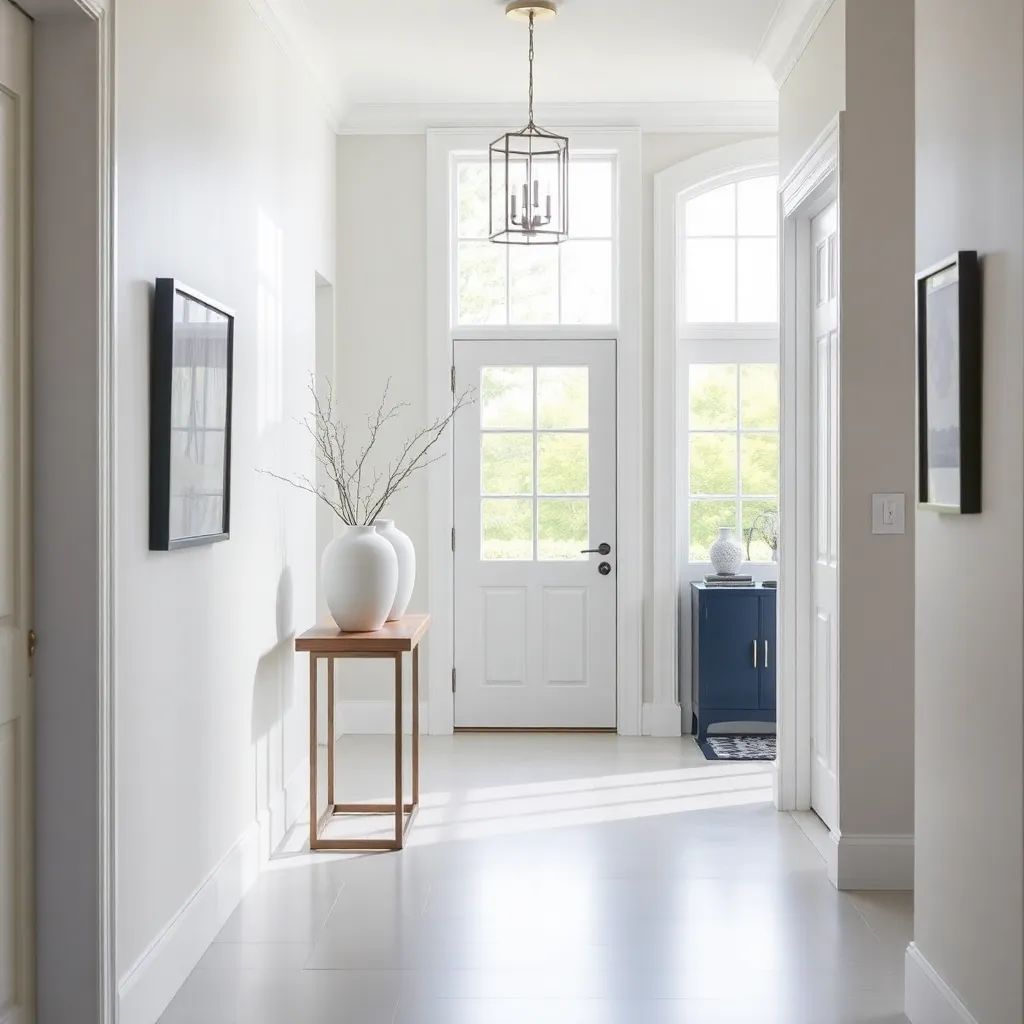 Przedpokój w stylu Hampton