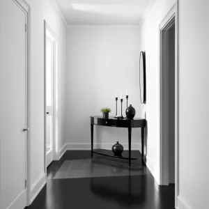 Biało Czarny Przedpokój