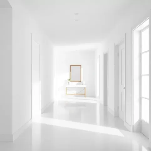 Biały przedpokój inspiracje