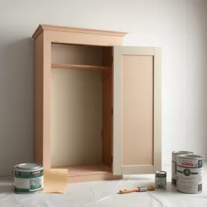 Jak odnowić starą szafę w przedpokoju