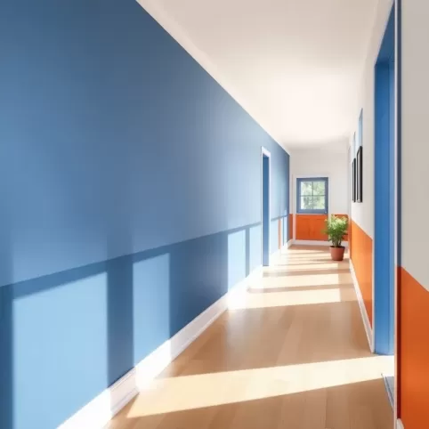 Jak pomalować przedpokój na dwa kolory