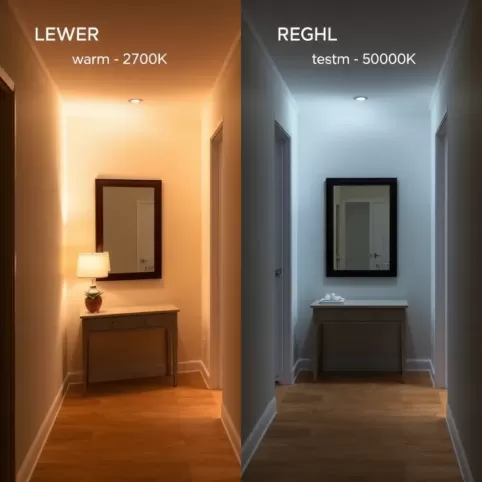 Jakie światło do przedpokoju ciepłe czy zimne