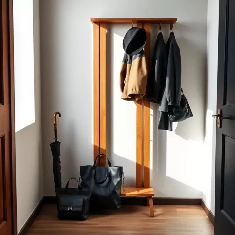 Lamele Wieszak Przedpokój