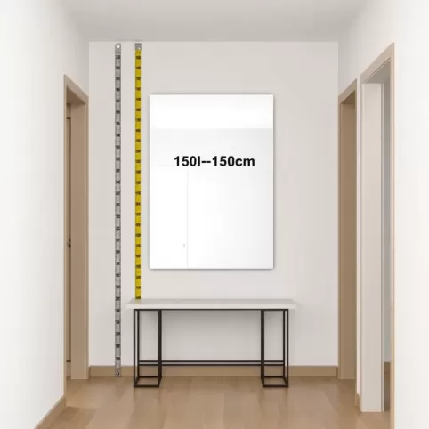 Na jakiej wysokości powiesić lustro w przedpokoju