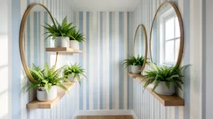 Pomysł na ściany w małym przedpokoju