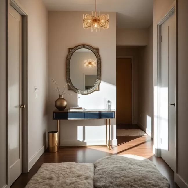 Przedpokój Glamour W Bloku