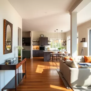 Przedpokój Połączony Z Kuchnią I Salonem