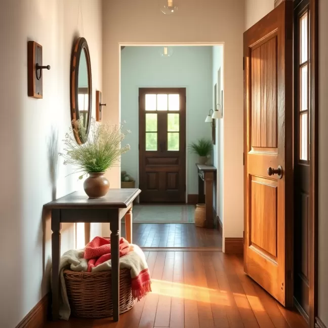 Przedpokój W Stylu Wiejskim