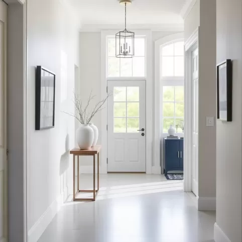 Przedpokój w stylu Hampton
